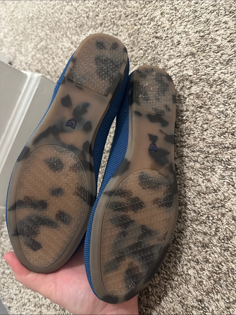 Rothy's Royal Blue Knit Ballet Flats - Women - Picture 4 of 5
